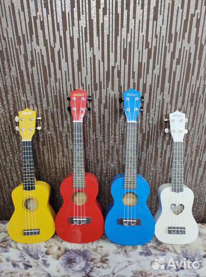 Укулеле в ассортименте