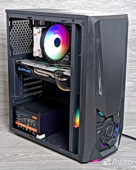 Игровой компьютер Xeon E5-2650V2/RX 570 8GB/32gb