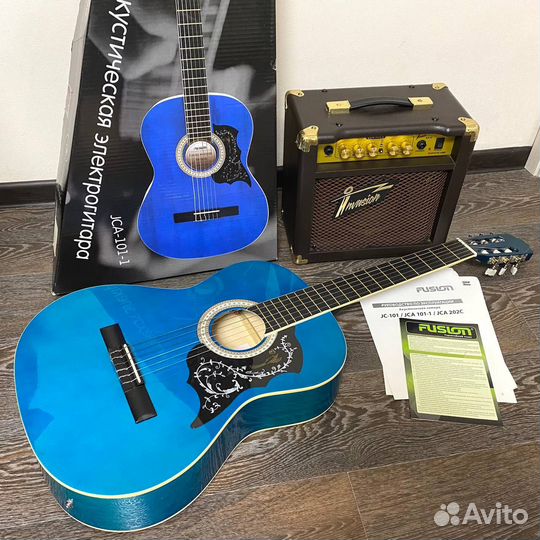 Акустическая гитара двенадцатистунная с датчиком