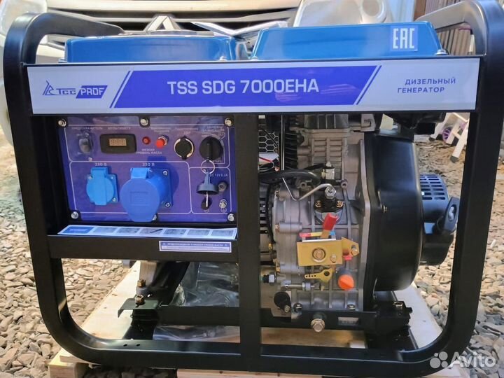 Дизельный генератор 6,5 кВт TSS SDG 7000EHA