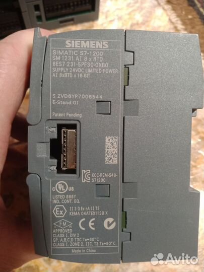 Siemens simatic, модуль SM1231