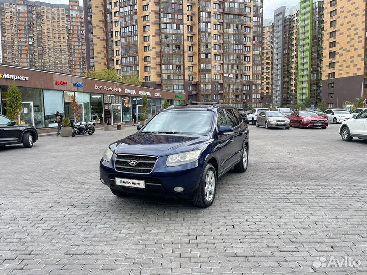 Hyundai Santa Fe 2.2 AT, 2008, 220 000 км