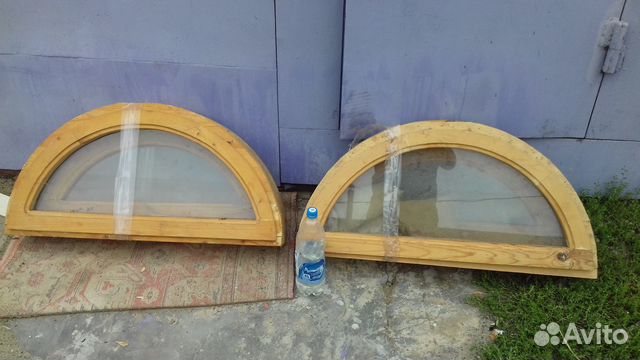 Окна арочные деревянные