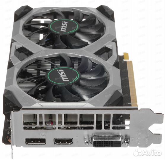 MSI GeForce GTX 1650. На пломбе, на гарантии DNS