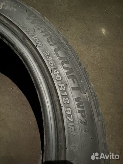 Kumho WinterCraft WP71 245/40 R18