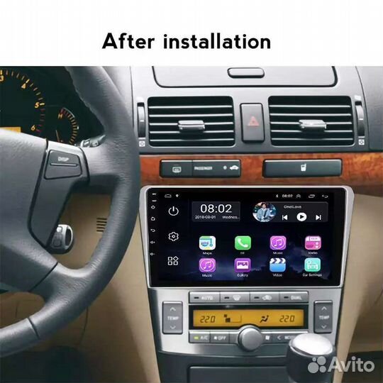 Автомагнитола для Toyota Avensis 2002-08