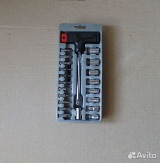 Б/У. Набор бит, сменных головок. Германия.21 предм