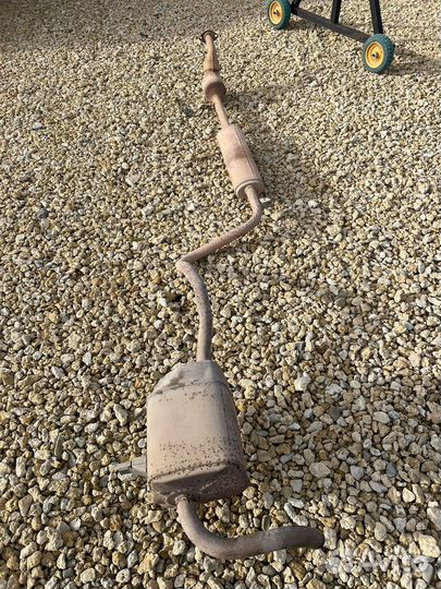 Система глушителя с катализатором renault megane 2