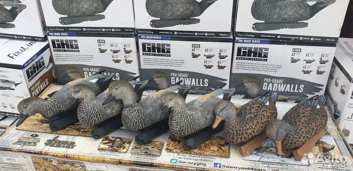 Чучела Серой утки GHG Pro-Grade Gadwalls