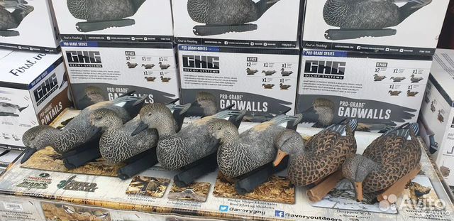 Чучела Серой утки GHG Pro-Grade Gadwalls
