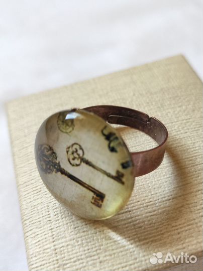 Кольцо с ключиками handmade