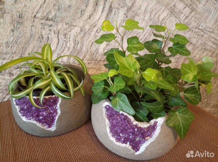 Кашпо из бетона под заказ