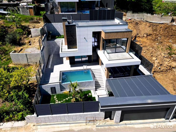 Забор жалюзи под ключ