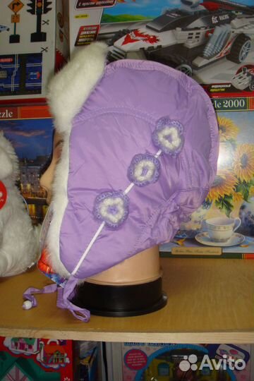 Шапка зимняя для девочки (новая)