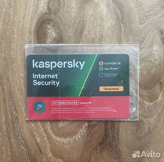 Карта продления Kaspersky Internet Security (5пк)