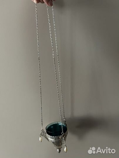 Старинная лампада серебро 84 проба