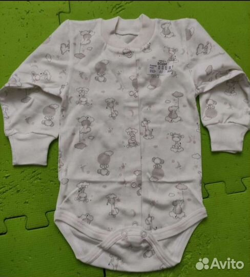 Боди для девочки 68 - 80 размер