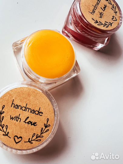 Натуральный бальзам и скраб для губ