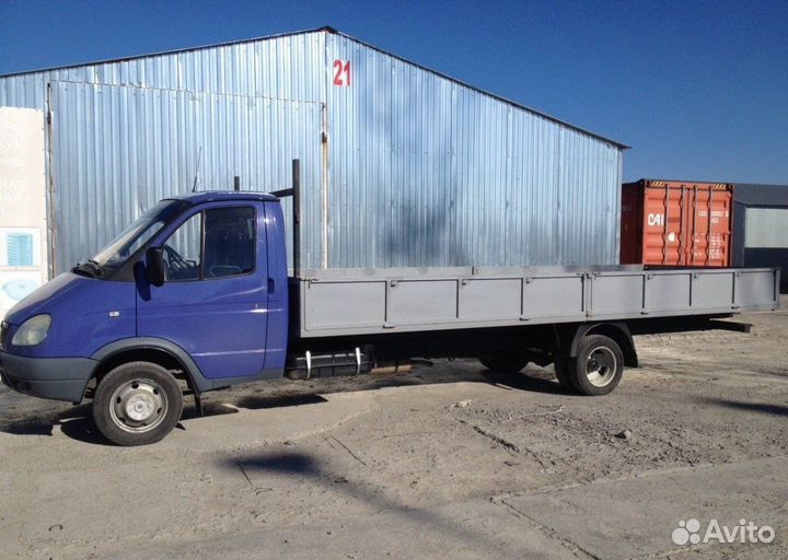 Грузоперевозки газель открытая бортовая