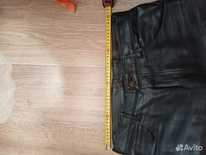 Брюки мужские кожаные