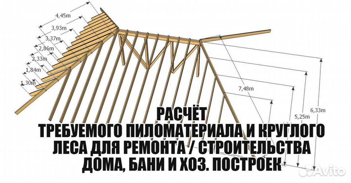 Расчет леса для выписки. 3d проектирование