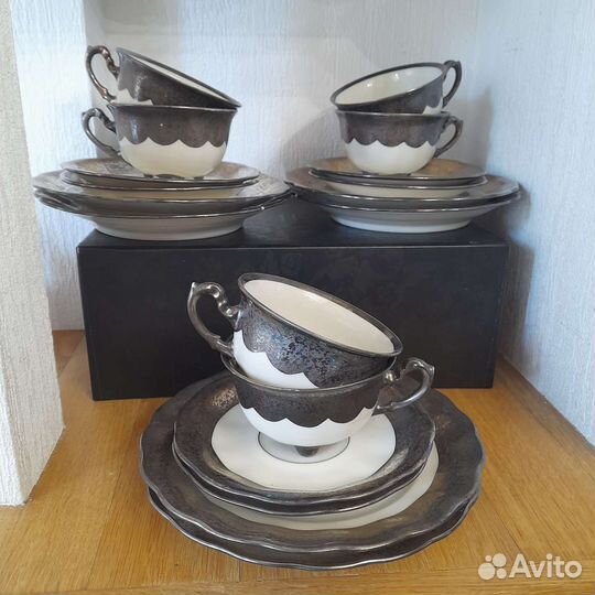 Антикварные чайные тройки от Кёнингсзельт