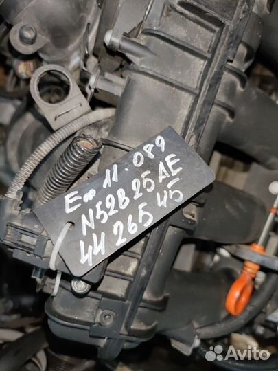 Контрактный двигатель N52 на BMW e60 2.5 218 лс