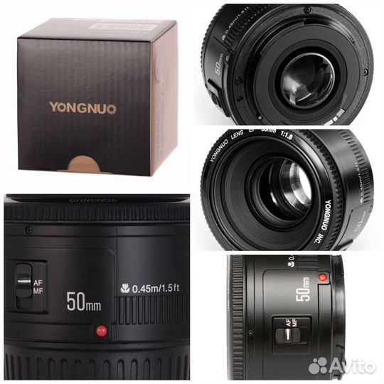 Фотоаппарат Canon EOS 200D полный набор объективы