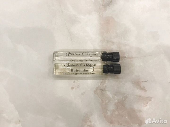 Парфюм (сэмплы) Mugler, Burdin, Atelier Cologne