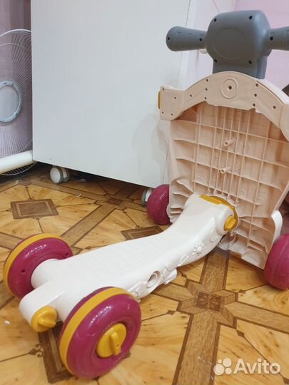 Ходунки-каталка 5 в 1 толокар пушкар самокат стол