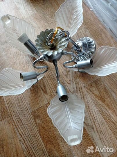 Люстра потолочная подвесная бу