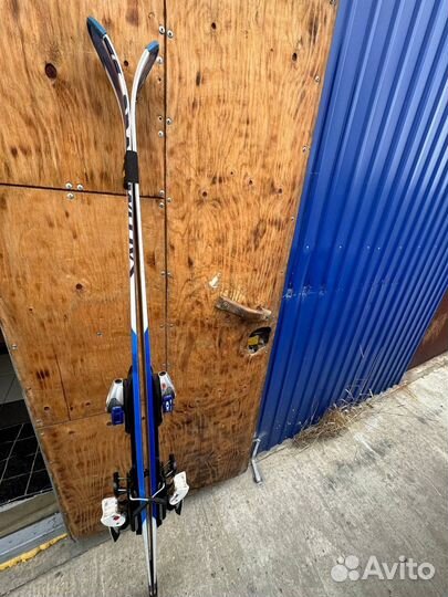 Горные лыжи+ботинки+палки