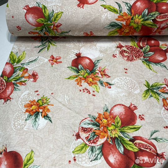 Ткань рогожка хлопковая