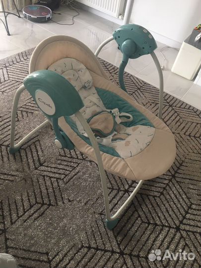 Детские электронные качели для новорожденных