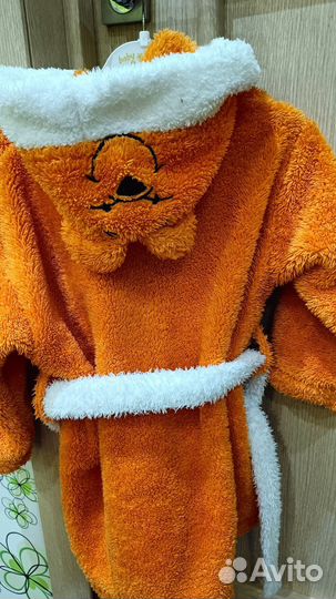 Халат пушистый на девочку, мальчика