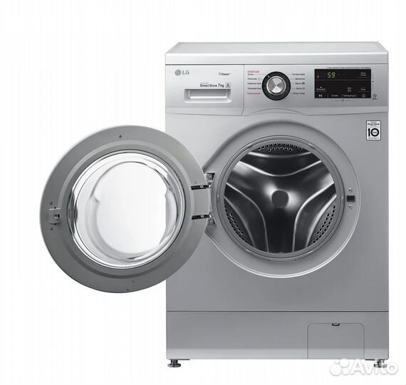 Стиральная машина LG Steam F2J3HS4L, серебристый