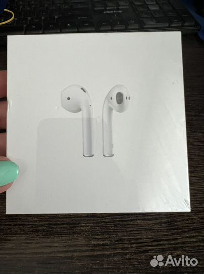 Беспроводные наушники airpods 2