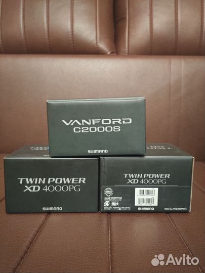 Катушка рыболовная shimano twin power XD 4000 PG