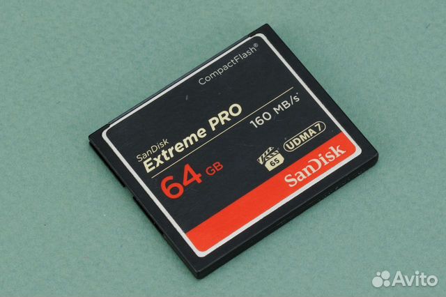 Карты памяти Sandisk CompactFlash 64Gb и 16Gb