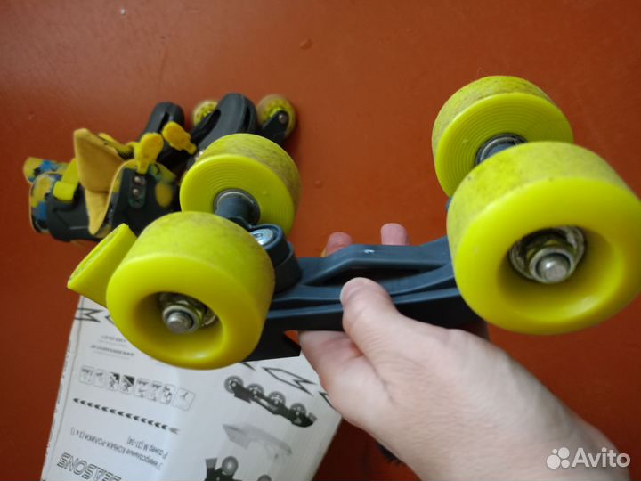 Роликовые коньки детские раздвижные