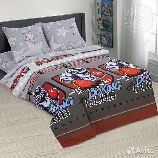 Постельное белье 1.5 Ринг Статус 100 хлопок новое