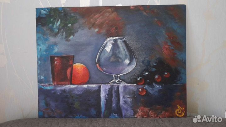 Картина масло холст натюрморт