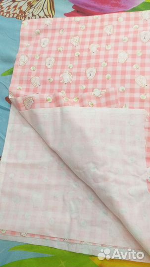 Отрез ткани фланель