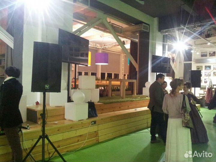 Установка звукового оборудования