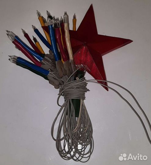 Гирлянда на ёлку СССР