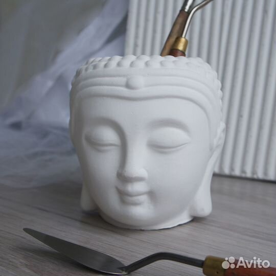 Подсвечник, подставка для мелочей Голова Будды, ор