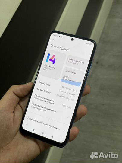Xiaomi Redmi Note 11, 4/128 ГБ