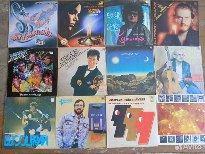 Пластинки 80-90 г.г