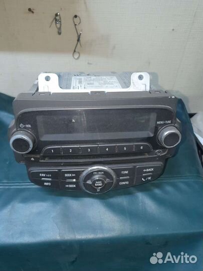 Штатная магнитола на шевроле круз 2013г