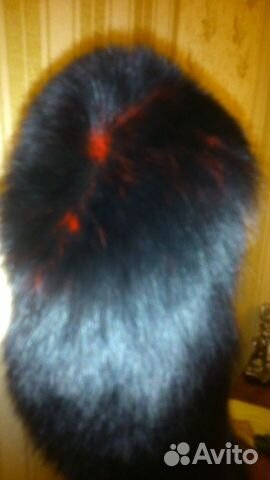 Воротник меховой с манжетами из песца